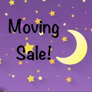 Moving sale! Everything must go!